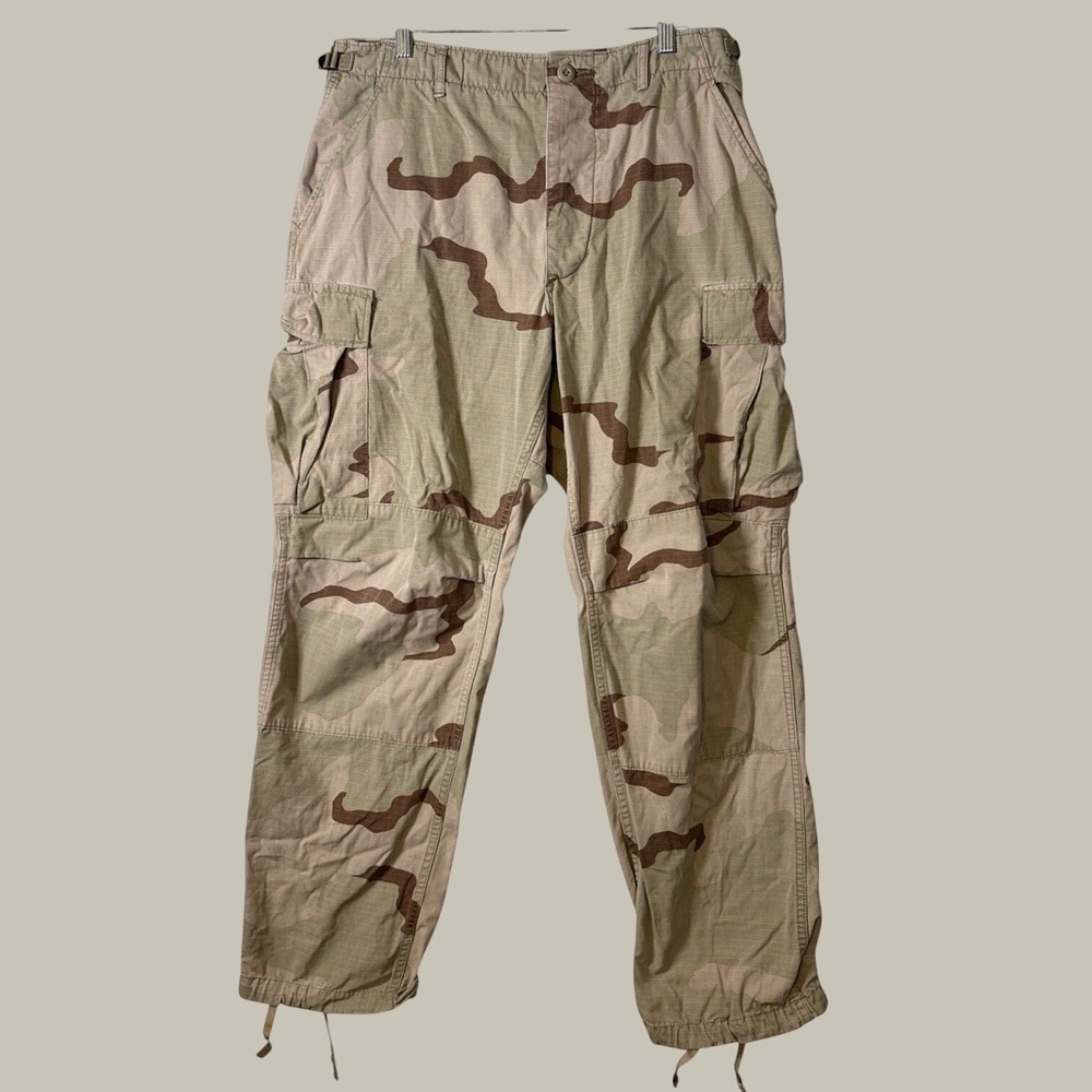US Military BDU Cargo Pants Desert Camo Ripstop Medium Regular 8415-01-102-6804